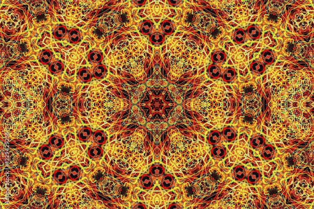 Aufkleber bright background with abstract luminous pattern
