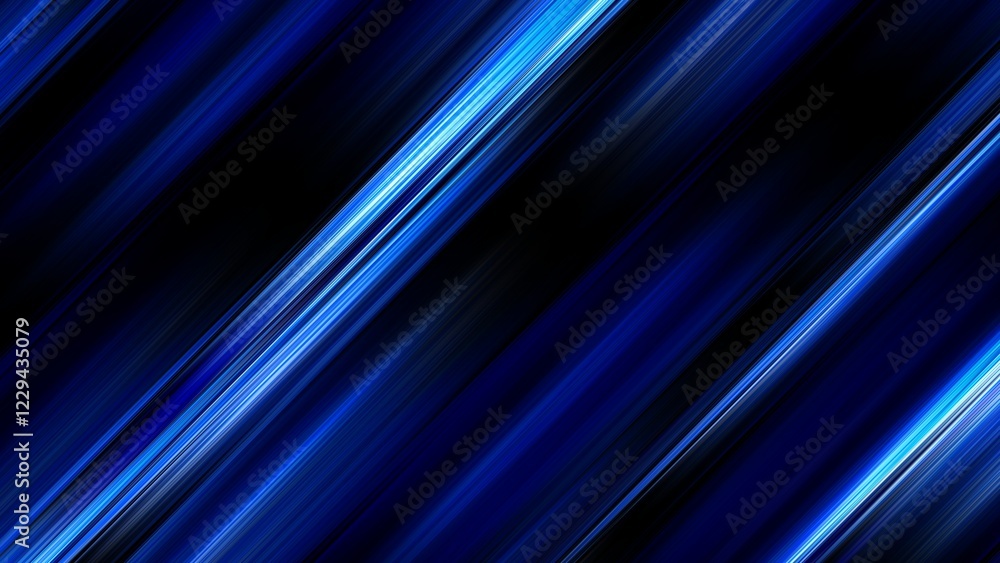 Poster Abstract blue and black are light pattern with the gradient is the with metal texture floor wall soft tech diagonal background black dark clean modern.