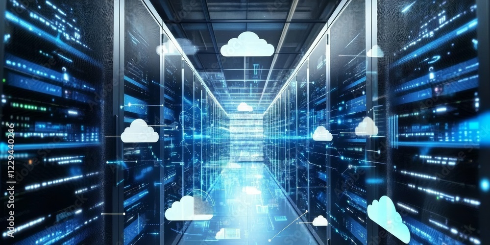 Poster explore the future of cloud computing in a cutting-edge data center environment