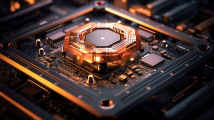 Fototapeta premium High-End Processor Design