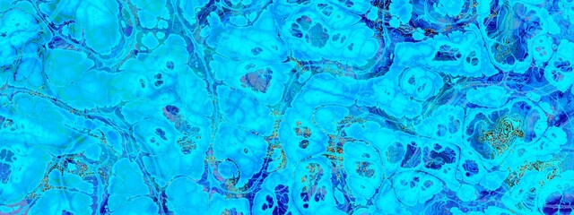 An EyeCatching Abstract Blue Fluid Background Featuring Organic Patterns and Textures