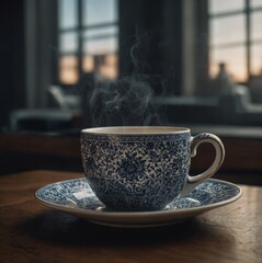 Fototapeta premium Explain why a cup can be a symbol of comfort.