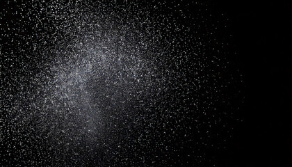 Obraz premium Generated image, Powder is flying around. Black background