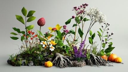 Vibrant Floral Arrangement: A Botanical Masterpiece