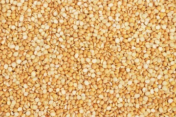 Half dried peas as background