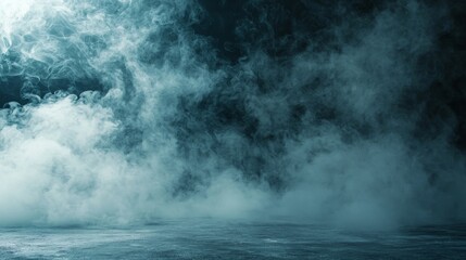 Fototapeta premium Studio backdrop in gray light, complete with textured walls and floors