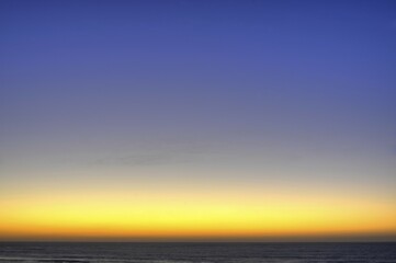 Sunset over the sea, El Cotillo, Fuerteventura, Canary Islands, Spain, Europe