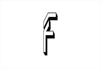 Elegant Letter F logo Vector Template Initial Letter F Logo Design. Creative And Modern F logo