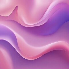 Artistic abstract waves of pink and purple hues blending smoothly creating a serene image, AI generated