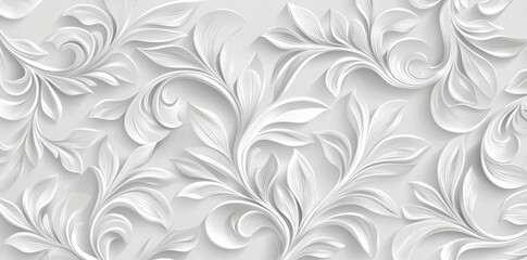 Elegant seamless floral design