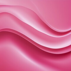 Abstract design with gradient pink layers and smooth curves, AI generated