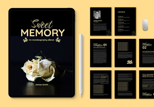 E Book Layout For Autobiography