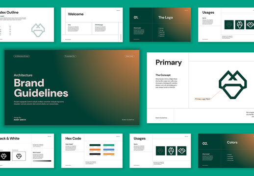 Architecture Brand Guidelines Layout