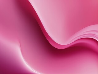 A soft abstract pink image with fluid and smooth curves, displaying gradient transitions and a gentle flow, AI generated