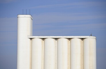 Silos, Harburg, Hamburg, Germany, Europe