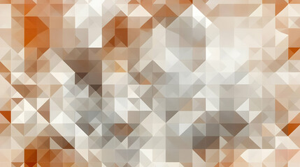 Obraz premium Abstract Geometric Background Shows Triangles in Brown and White Hues, Creating a Modern and Stylish Design
