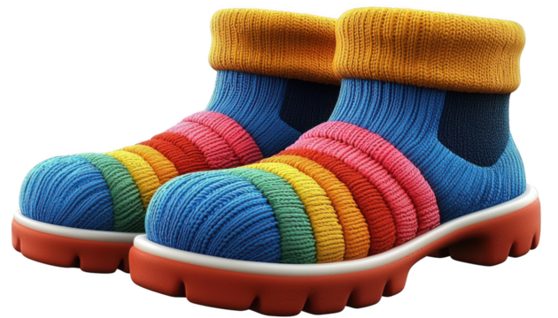 Socks isolated on transparent background - Powered by Adobe