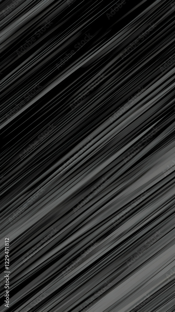 Poster abstract background with diagonal black and gray lines creates dynamic visual