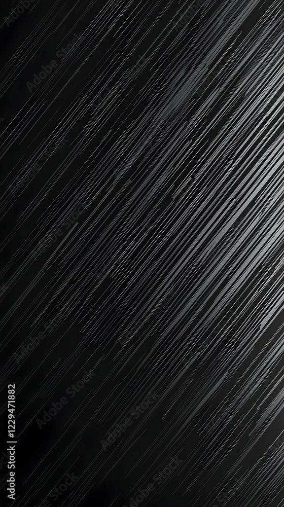 Poster Abstract Background with Diagonal Gray Lines on a Dark Background Creates a Dynamic Visual.