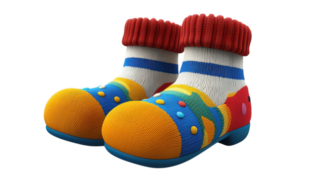 Socks isolated on transparent background