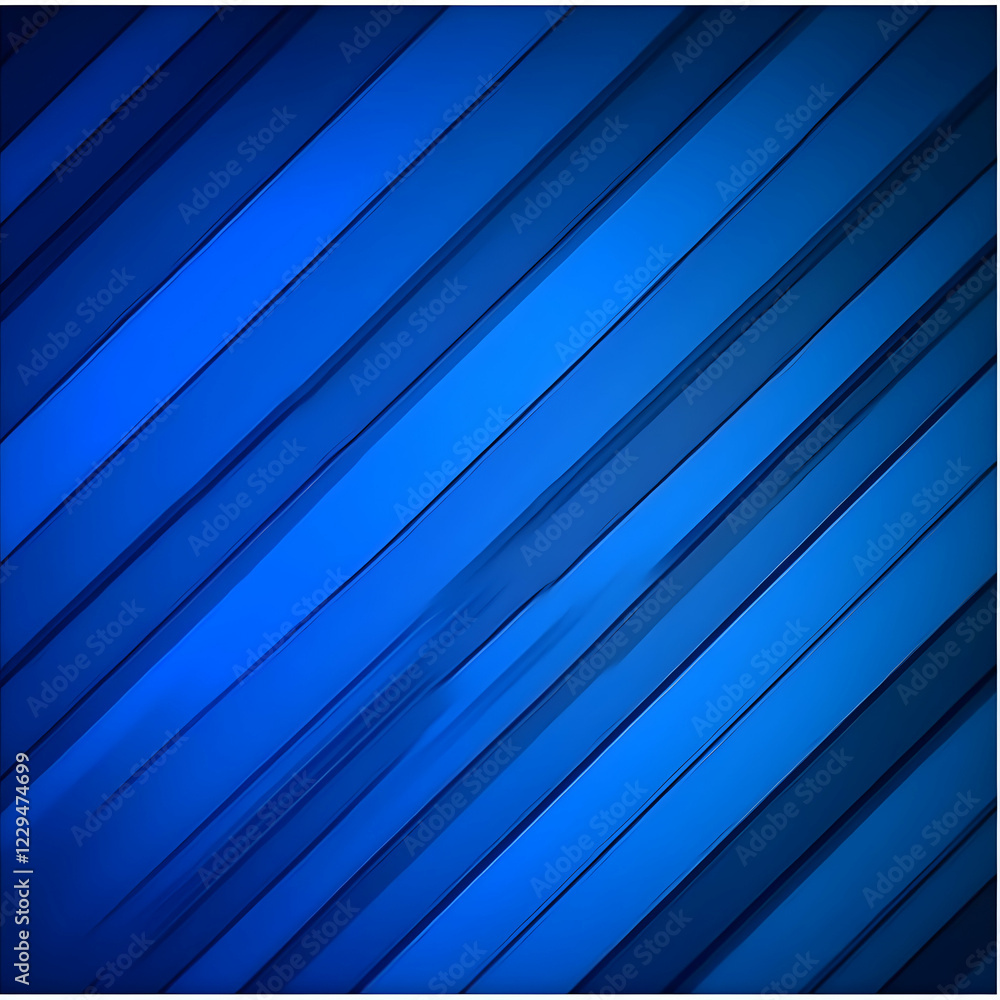 Poster abstract blue diagonal stripes background creates dynamic visual interest with modern and stylish de