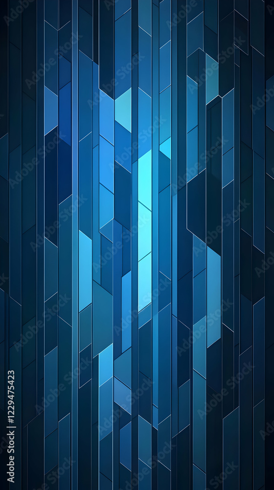 Poster abstract blue background creates a modern and stylish design with geometric shapes for futuristic co