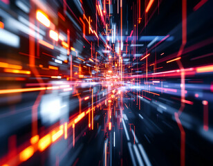 Unique Abstract Digital Pixel Noise Glitch Error. A high-quality 4K animation showcasing a mesmerizing abstract digital glitch effect. The video displays pixel noise, RGB distortions, 