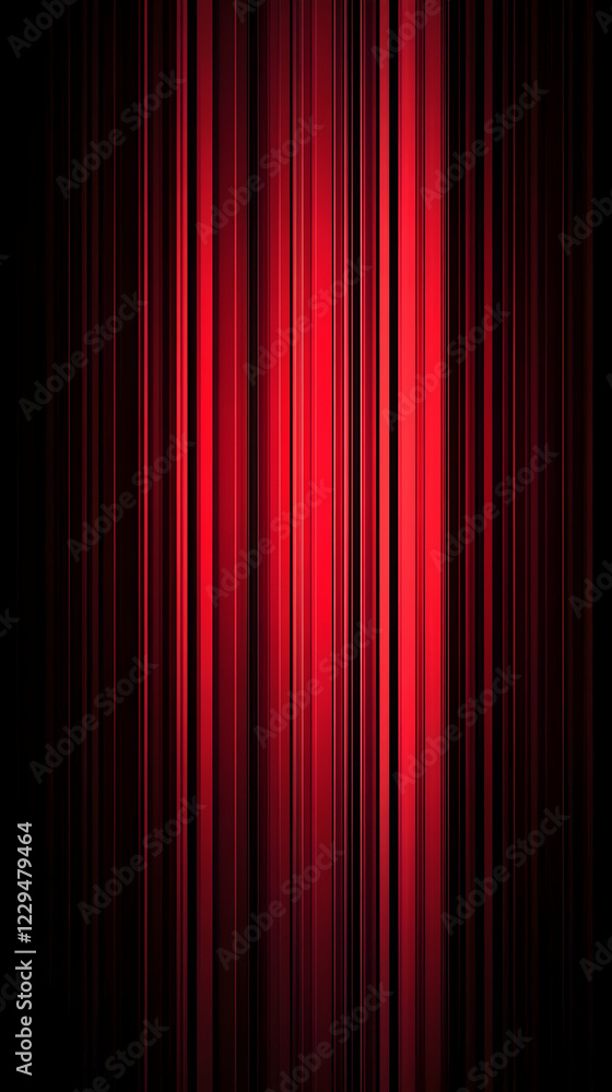 Poster abstract red and black vertical lines background creates a dynamic and modern visual design.