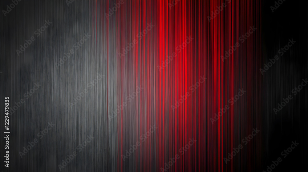 Poster abstract red and gray vertical striped background creates a dynamic and modern visual design.