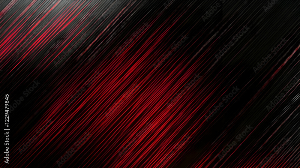 Poster abstract red and black diagonal lines background creates a dynamic and modern feel
