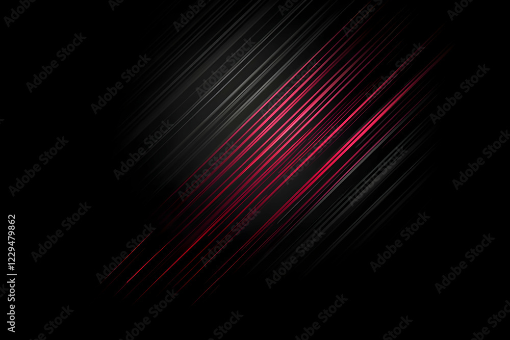 Poster abstract background with diagonal red and black lines creates a dynamic and modern design.