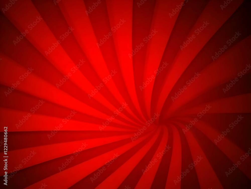 Poster abstract red swirling background creates a dynamic visual with a sense of motion and energy.