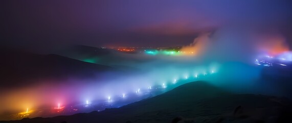 An artistic representation of colorful experiences depicting life from varied perspectives