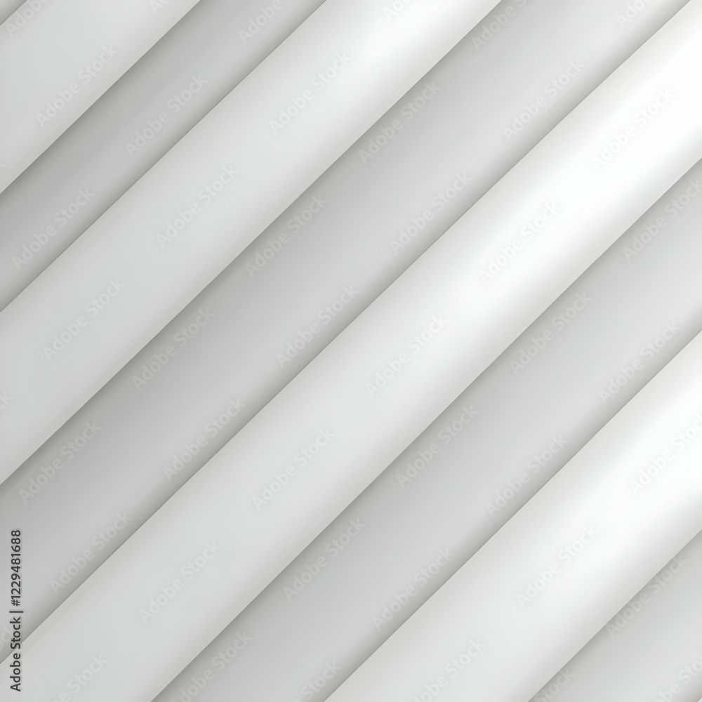 Poster abstract background with diagonal white and gray stripes creates dynamic visual interest