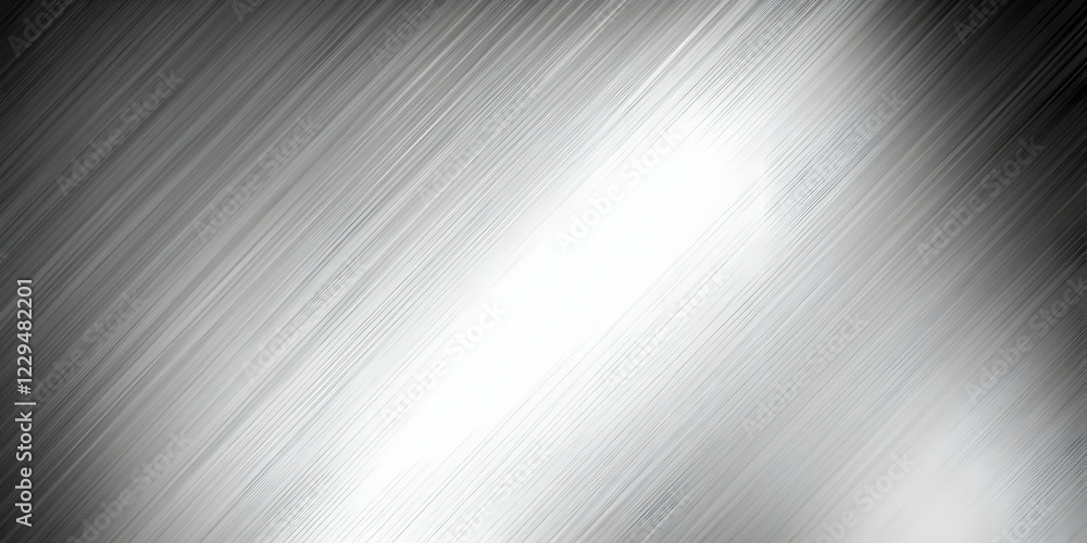 Poster abstract silver metallic background with diagonal lines creates a modern and sleek design for variou