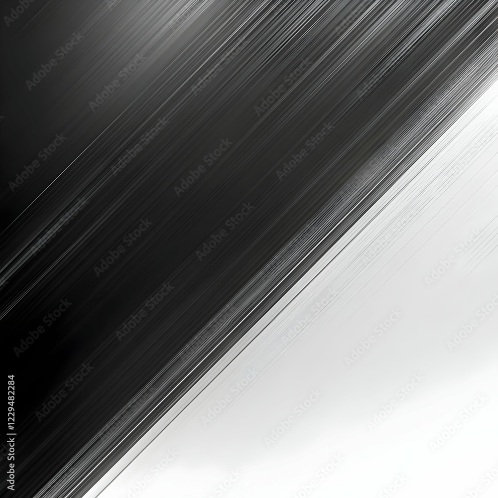 Poster abstract background with diagonal black and white lines creates dynamic visual