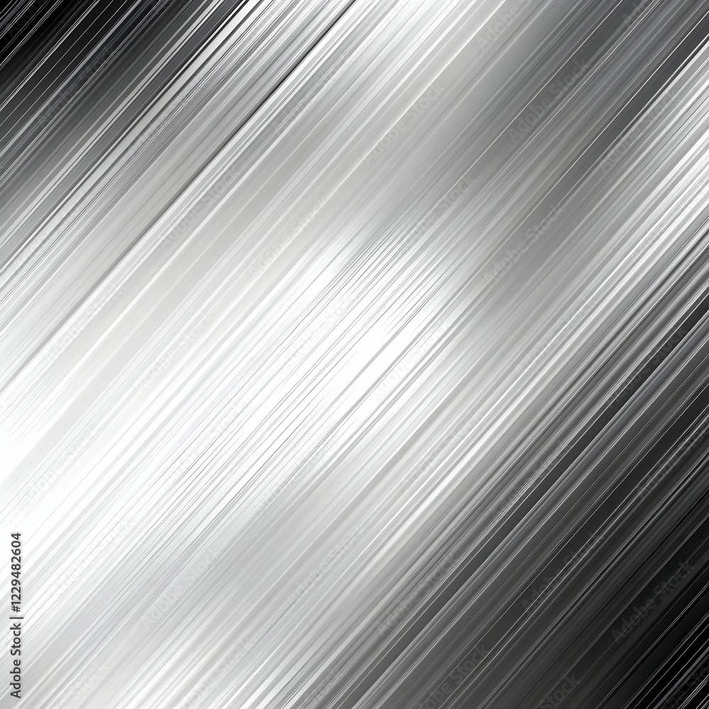 Poster abstract background displays diagonal metallic lines, creating a sleek, modern, and dynamic visual e