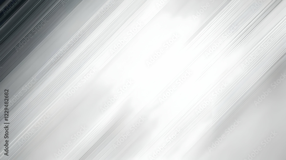 Poster abstract white and gray diagonal lines background creates a sense of motion and dynamism.