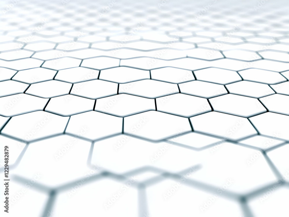Poster abstract white hexagon background pattern creates a beautiful and modern design perfectly.