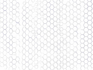 Abstract white background with hexagon shapes forms a seamless pattern smoothly.