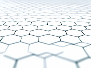 Abstract white hexagon background pattern creates a beautiful and modern design perfectly.