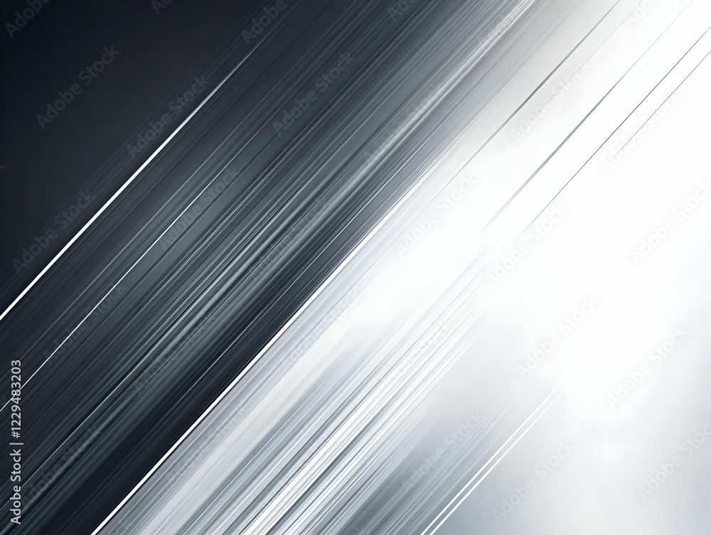 Poster abstract background creates dynamic diagonal lines blending dark and light gray seamlessly