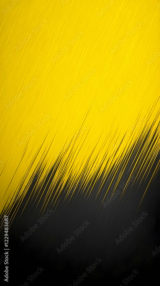 Poster abstract yellow and black diagonal lines background creates a dynamic visual