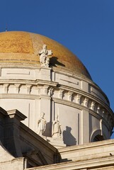Naklejka premium Partial view of the Cathedral of Cadiz, Andalusia, Spain, Europe