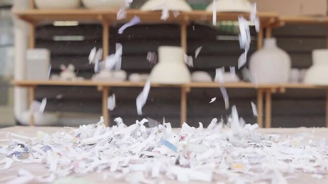 recycled paper strips for handcraft work