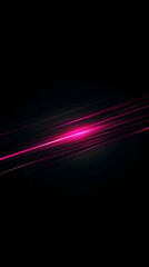 Pink Light Streaks Slash Across a Dark Abstract Background with Modern Elegance