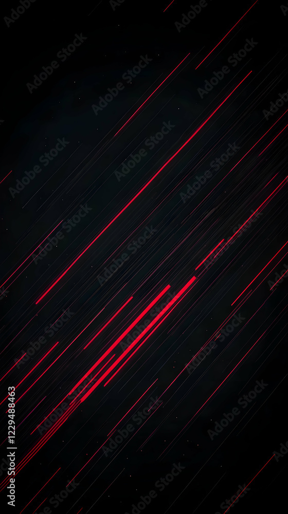 Poster red streaks slash across a dark abstract background dynamically