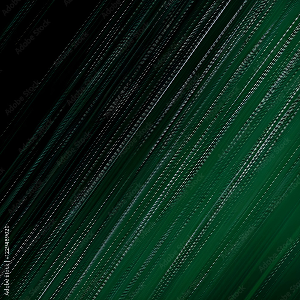 Poster abstract background with diagonal green lines creates a dynamic visual with depth and texture.