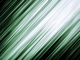 Abstract Background Creates Dynamic Diagonal Lines with Green and White Color Palette