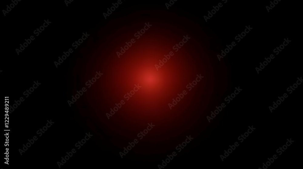 Poster abstract red glow illuminates dark background with radial gradient effect